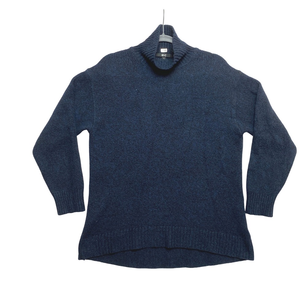 Uniqlo C Sweater Womens Medium Navy Clare Waight Keller Soft Knit High Neck
